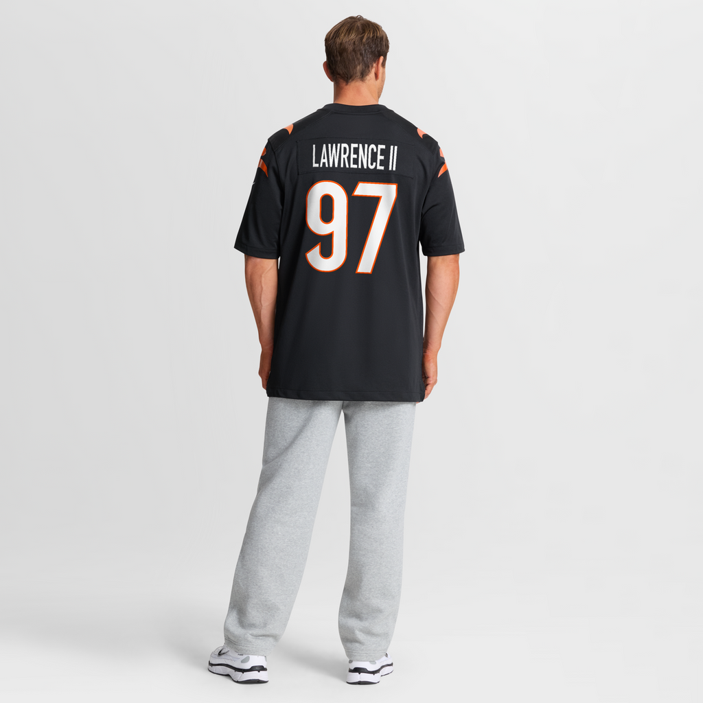 Cincinnati Bengals Dexter Lawrence II Black Game Football Jersey