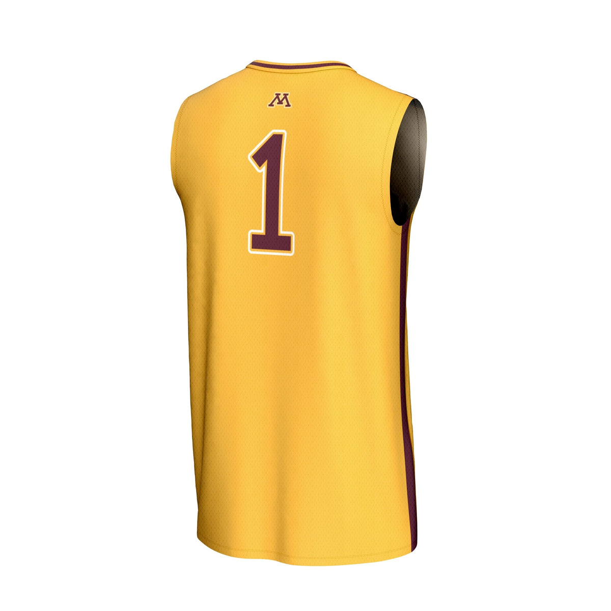 #1 Minnesota Golden Gophers Lightweight Collegiate Basketball Fashion Jersey - Gold