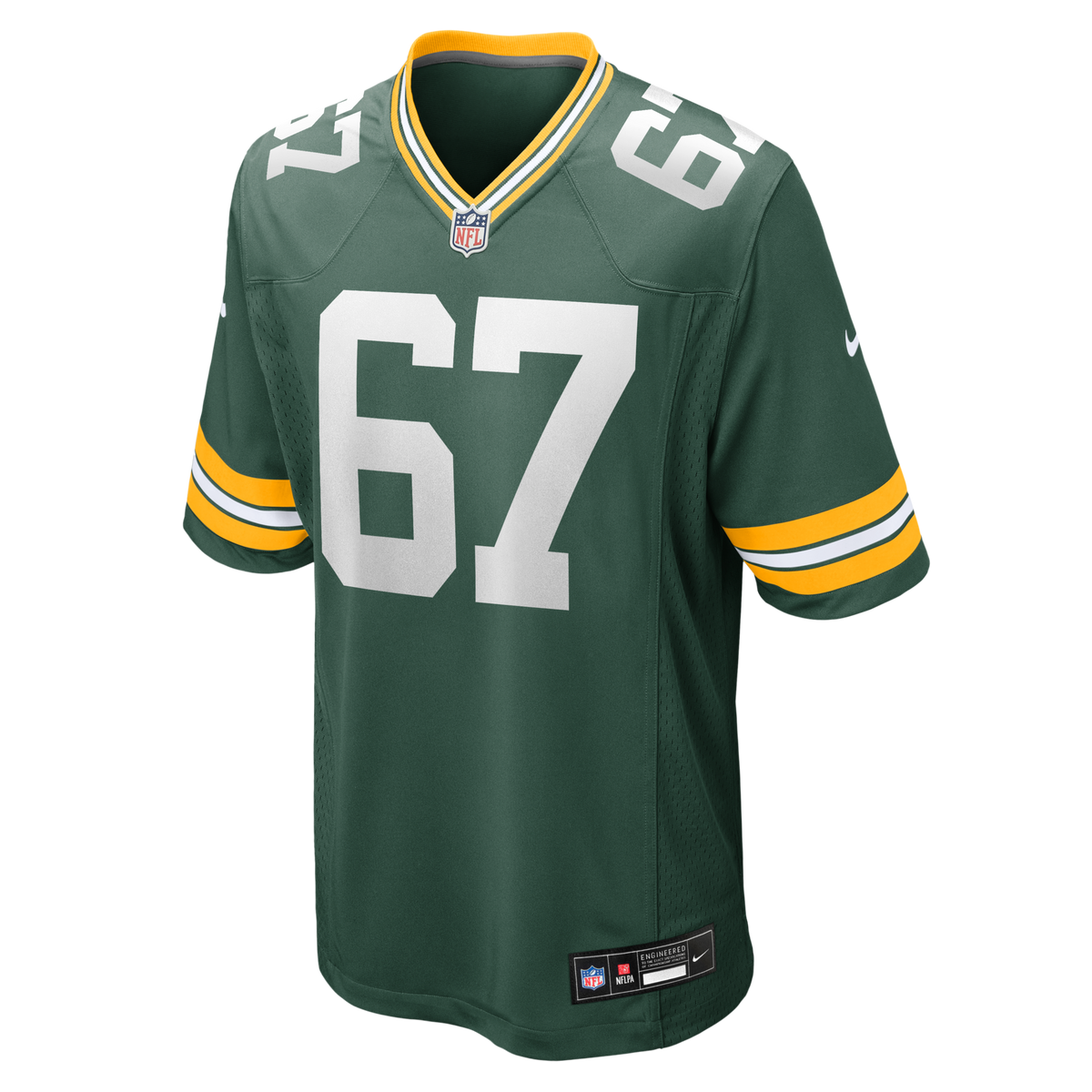 Green Bay Packers Donovan Jennings Green Team Game Football Jersey