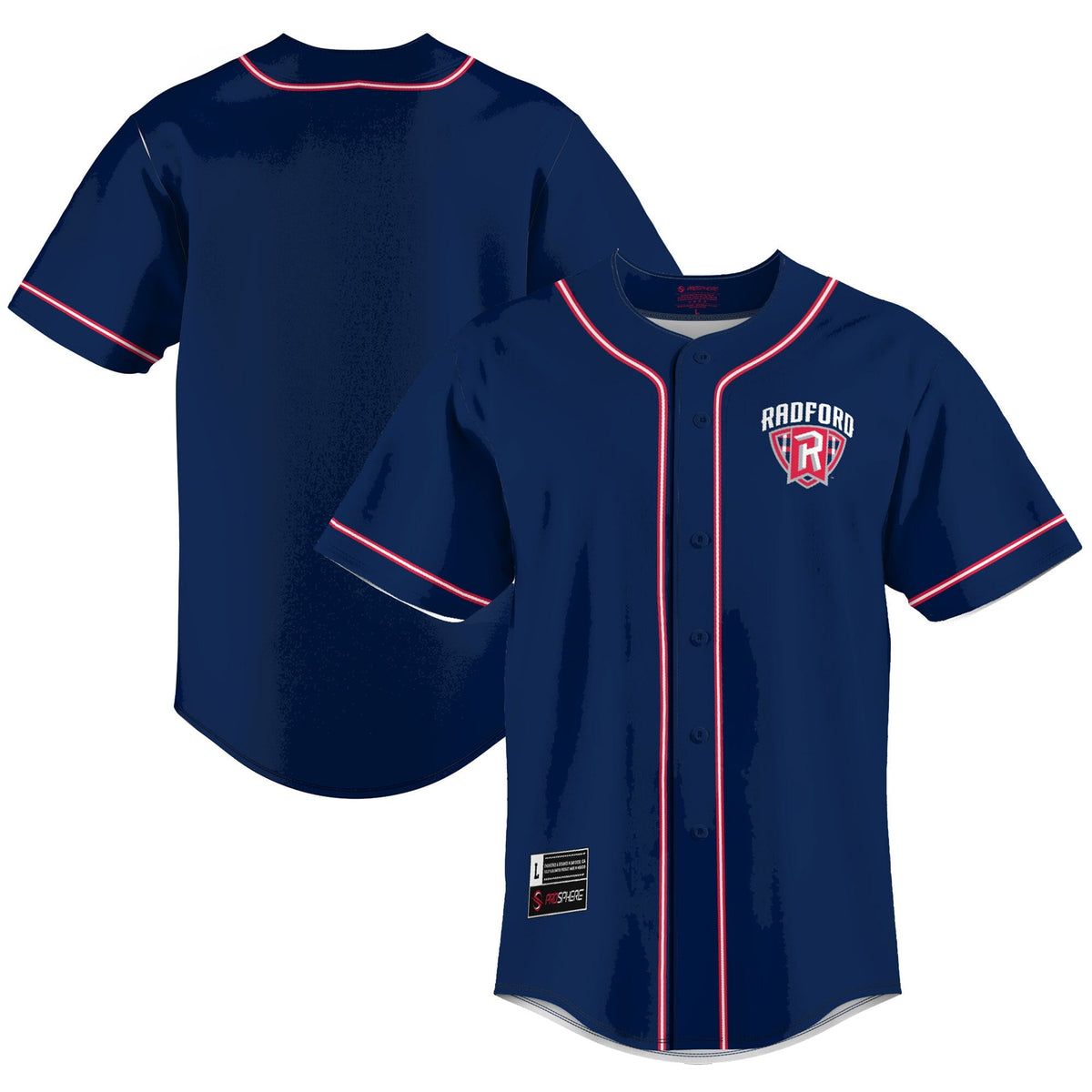 Radford Highlanders Lightweight Baseball Jersey - Navy