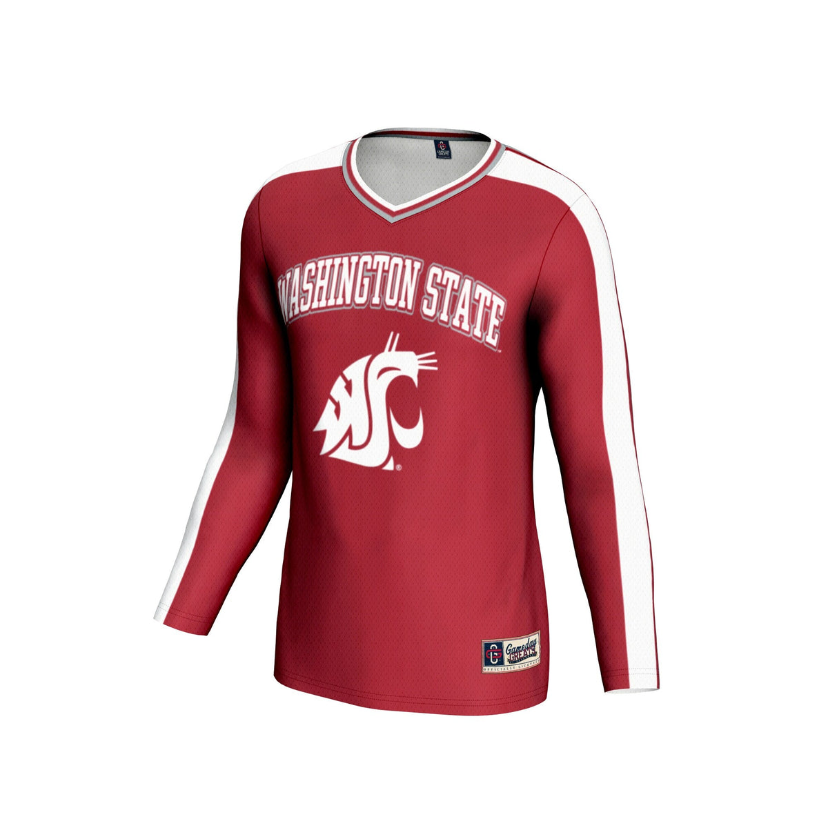 Washington State Cougars #1 Lightweight Volleyball Fashion Jersey - Crimson