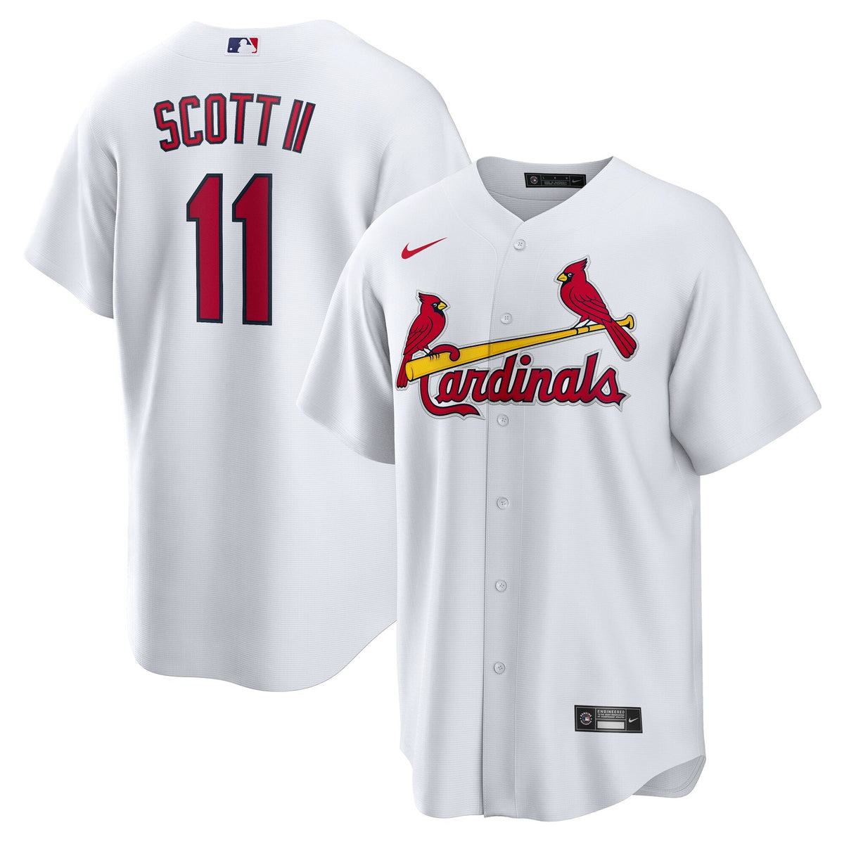 St. Louis Cardinals Victor Scott II White Home Replica Baseball Jersey