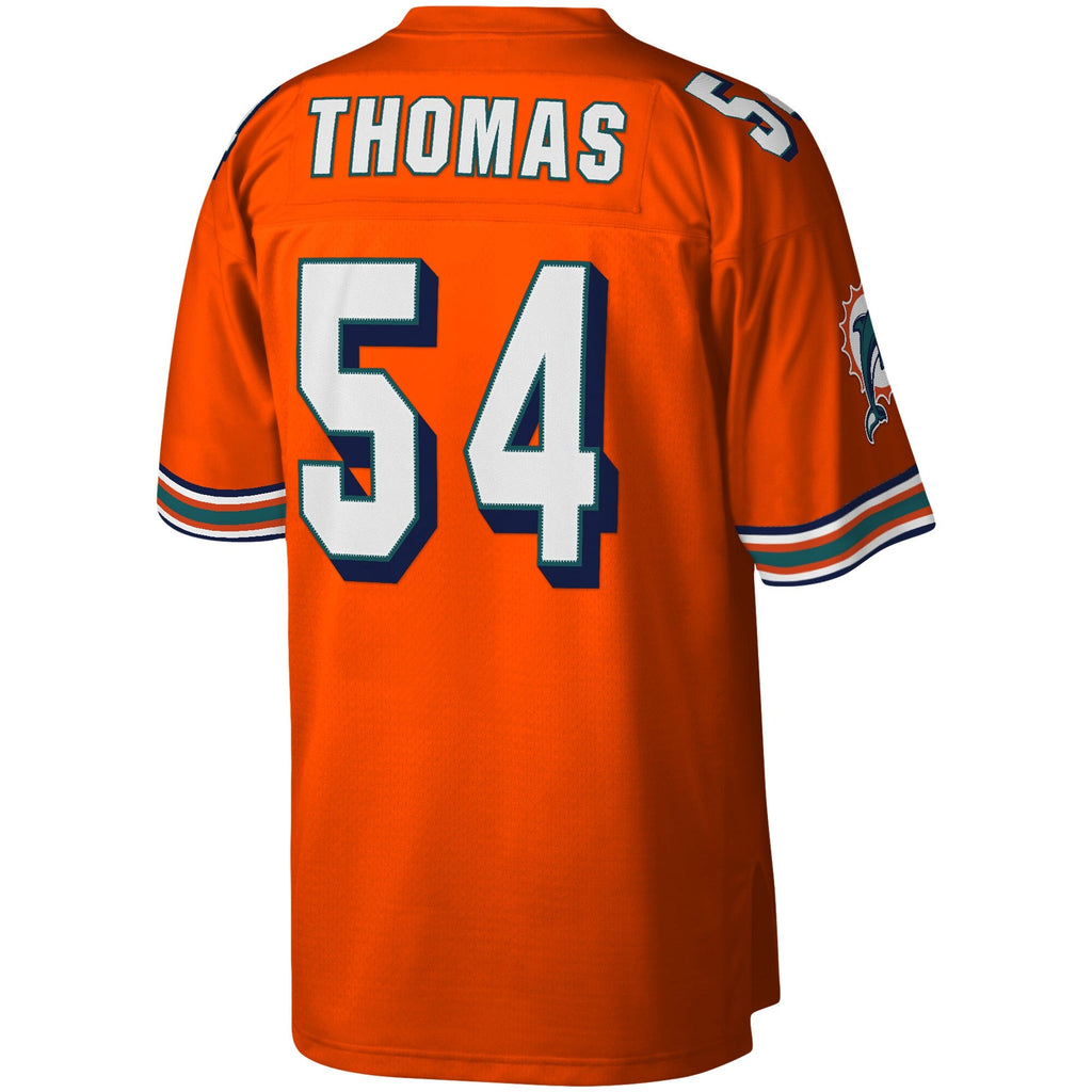 Miami Dolphins Zach Thomas Orange Legacy Replica Football Jersey