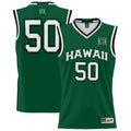 #50 Green Hawaii Rainbow Warriors Lightweight Basketball Jersey