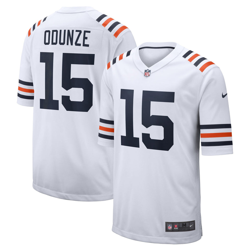 Chicago Bears Rome Odunze White Alternate Game Football Jersey