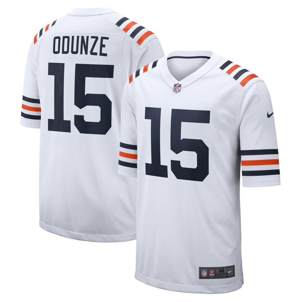 Chicago Bears Rome Odunze White Alternate Game Football Jersey