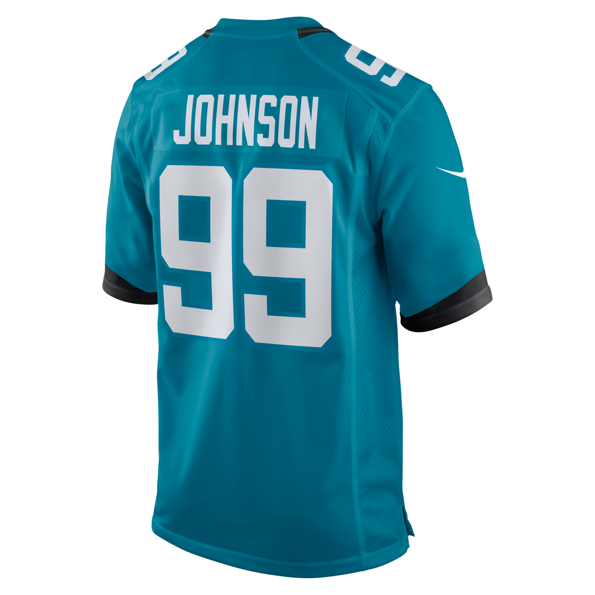 Jacksonville Jaguars Austin Johnson Teal Team Game Football Jersey