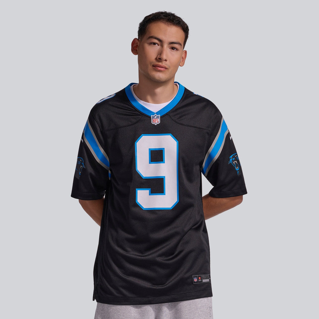 Carolina Panthers Bryce Young Black Team Game Football Jersey