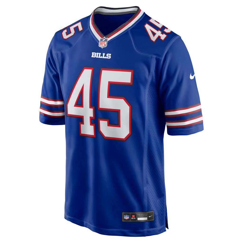 Buffalo Bills Shaq Thompson Royal Team Game Football Jersey
