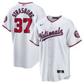 Washington Nationals Stephen Strasburg White Home Replica Baseball Jersey