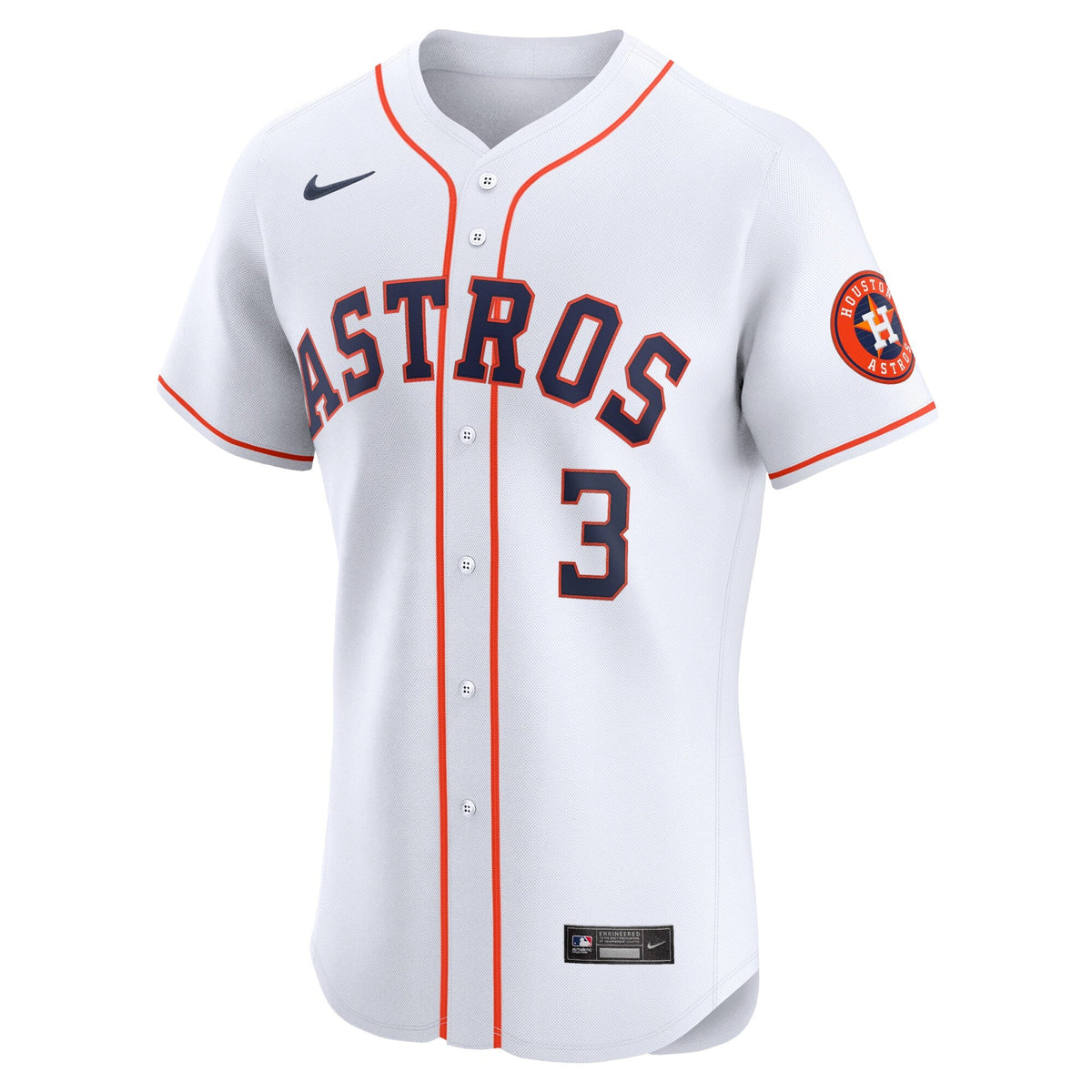 Houston Astros Jeremy Peña White Home Elite Player Baseball Jersey