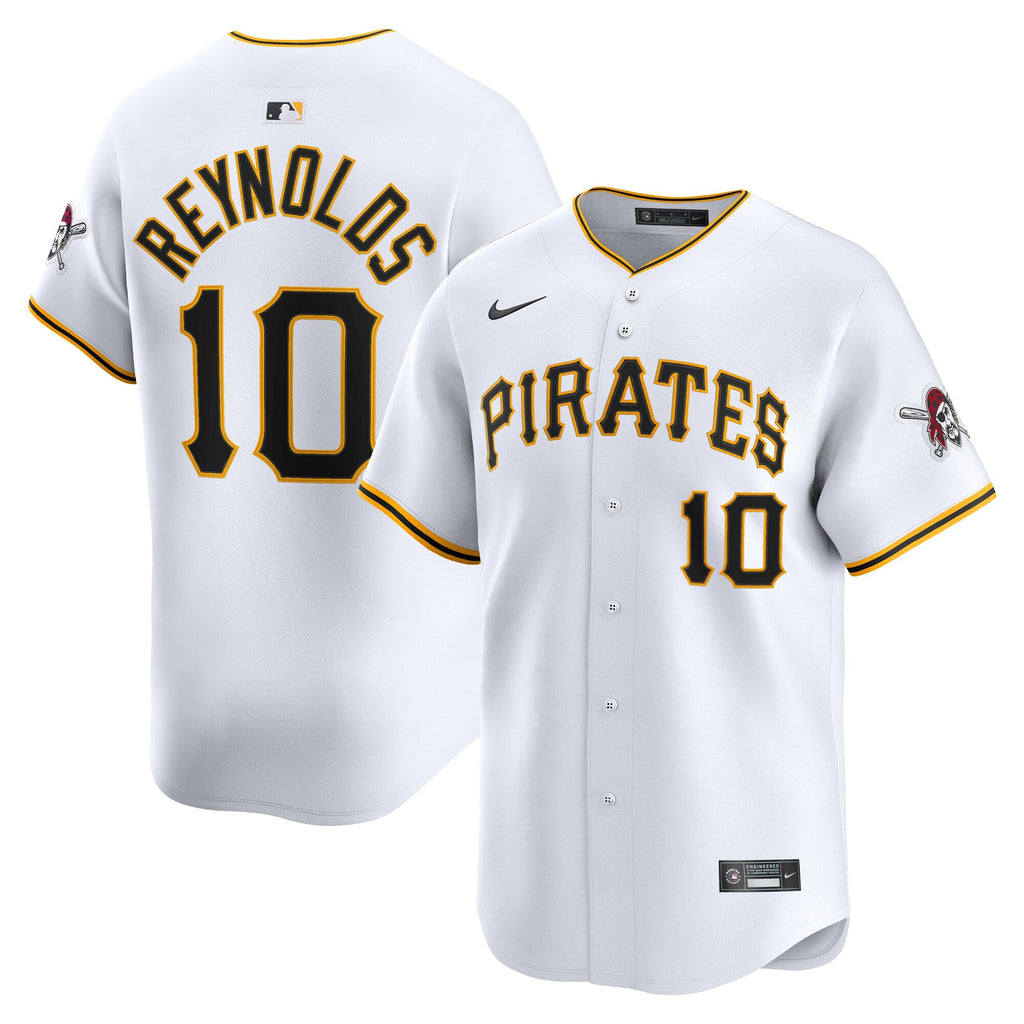 Pittsburgh Pirates Bryan Reynolds White Home Limited Player Baseball Jersey