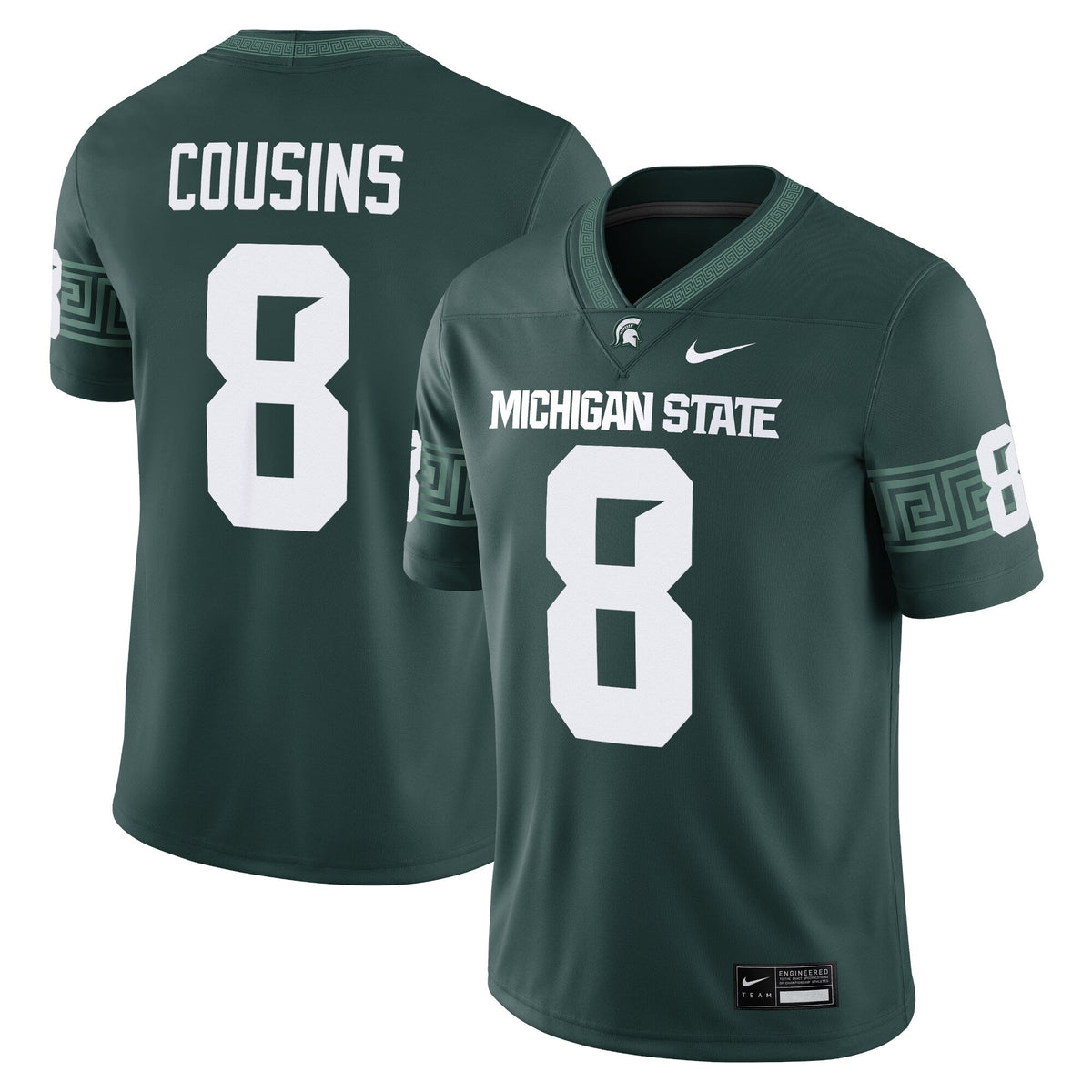 Kirk Cousins Michigan State Spartans Alumni Game Jersey - Green