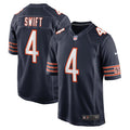 Chicago Bears D'Andre Swift Navy Game Football Jersey