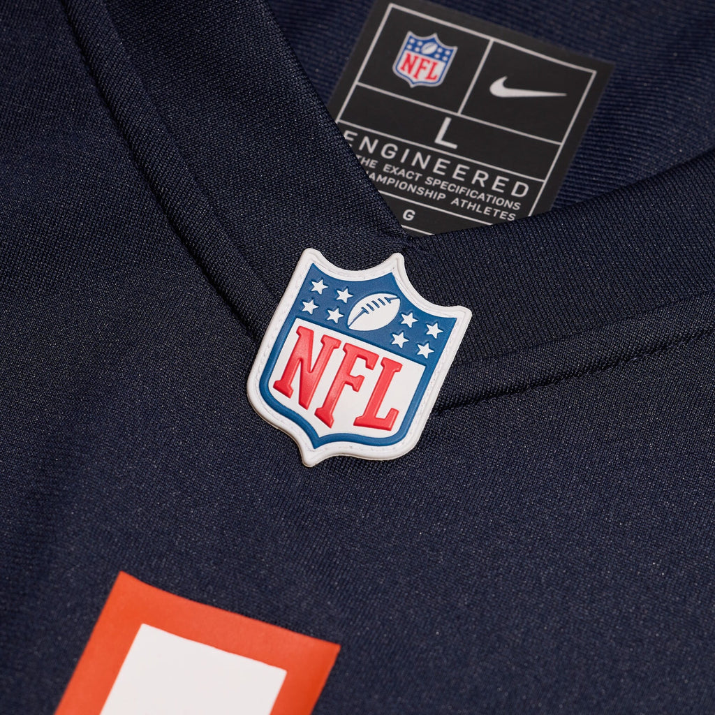 Chicago Bears Navy Custom Game Football Jersey
