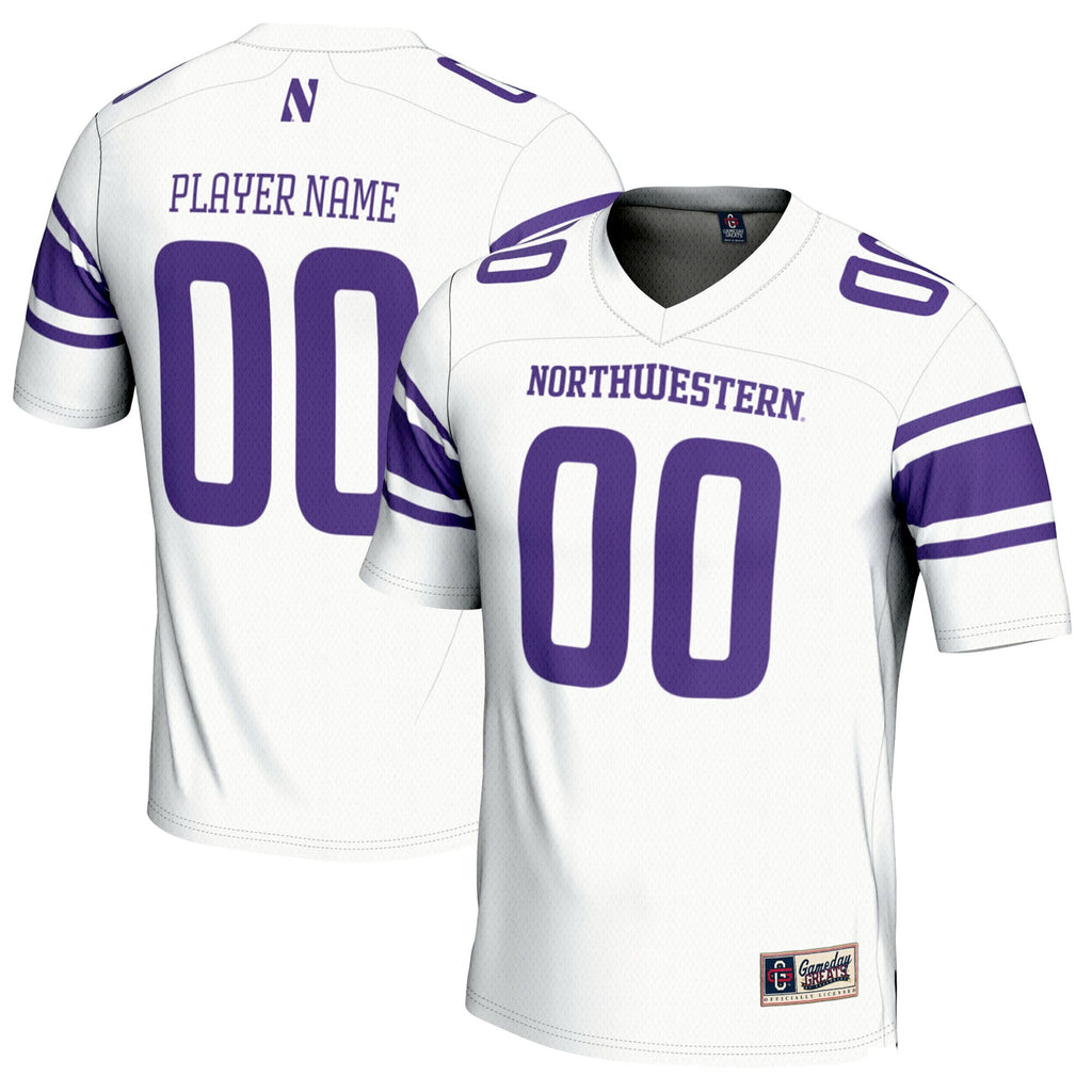 Northwestern Wildcats NIL Pick-A-Player Football Jersey - White