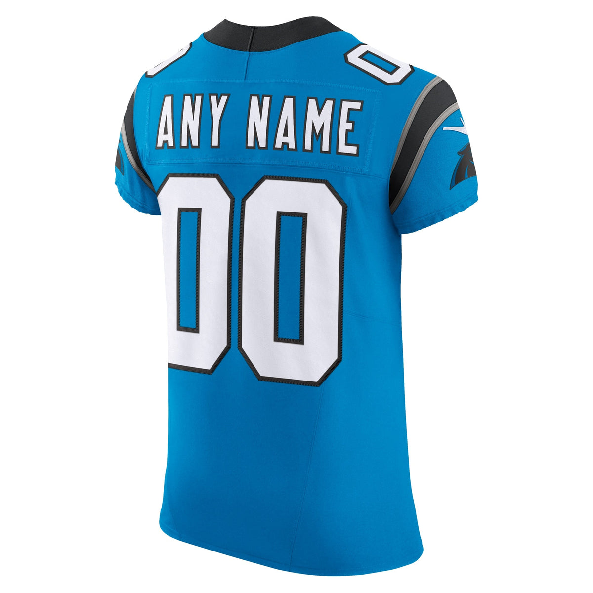 Carolina Panthers Blue Vapor F.U.S.E. Elite Custom Football Jersey