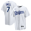 Los Angeles Dodgers Blake Snell White Home Replica Baseball Jersey