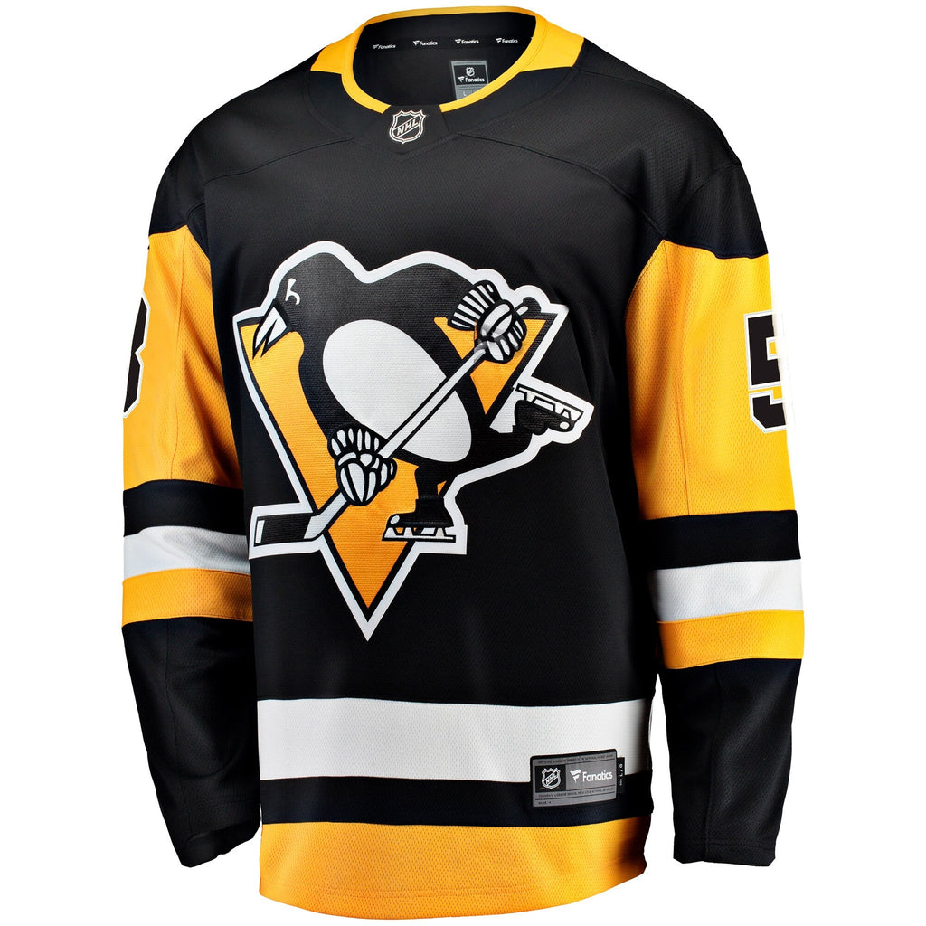 Pittsburgh Penguins Kris Letang Black Home Breakaway Hockey Jersey
