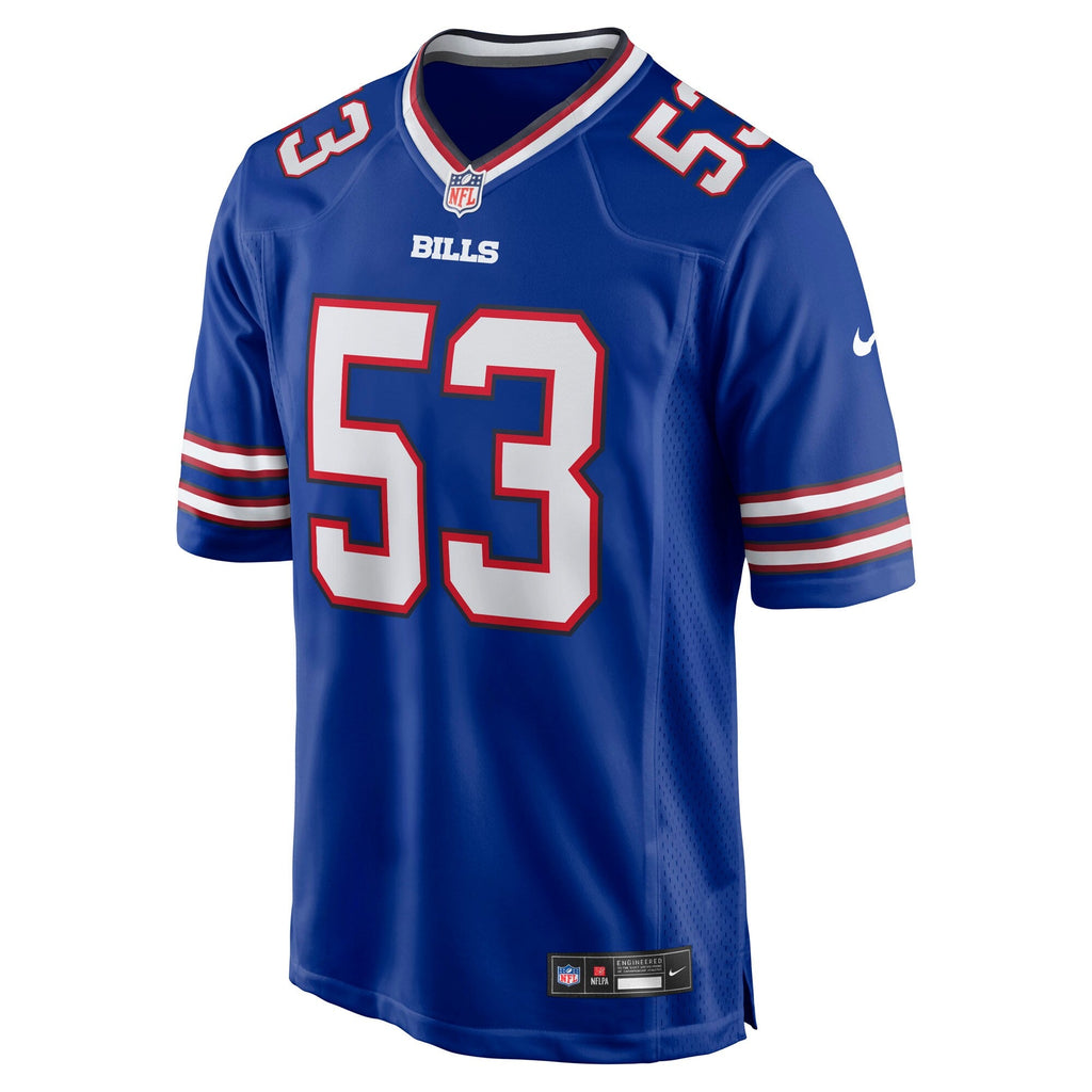 Buffalo Bills Lloyd Cushenberry III Royal Team Game Football Jersey