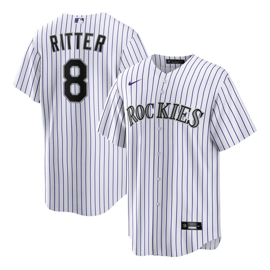 Colorado Rockies Ryan Ritter White Home Replica Baseball Jersey