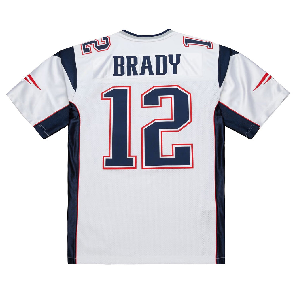 New England Patriots Tom Brady White 2000 Big & Tall Legacy Replica Football Jersey