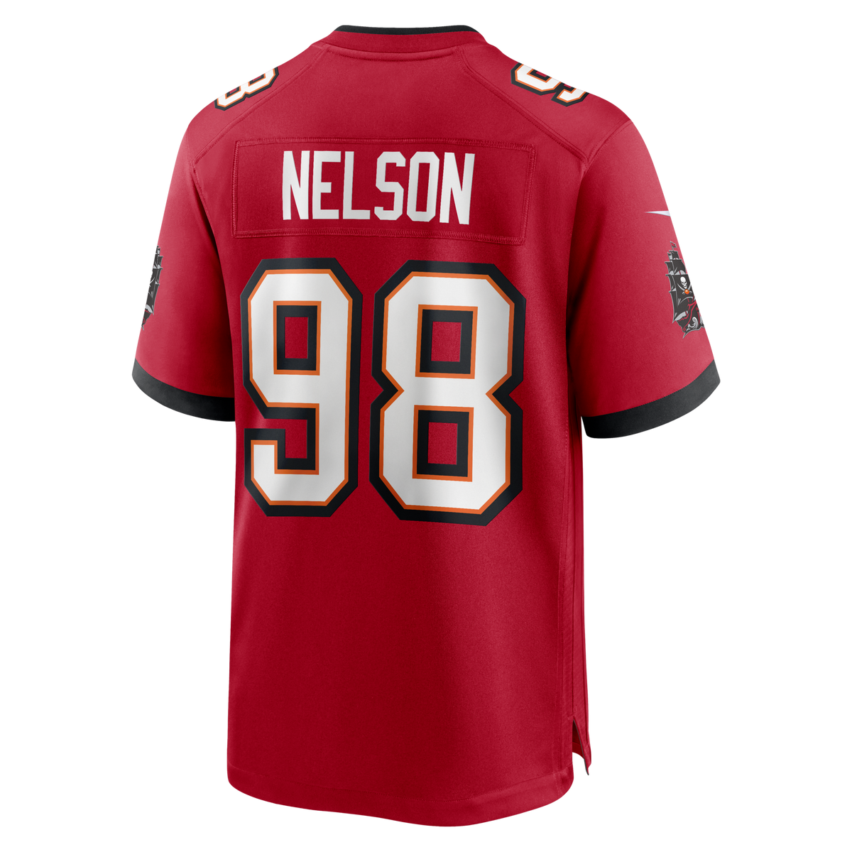 Tampa Bay Buccaneers Anthony Nelson Red Game Football Jersey