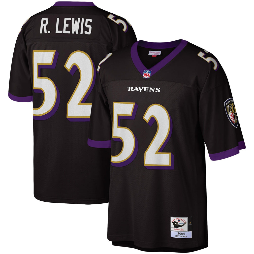 Baltimore Ravens Ray Lewis Black Legacy Replica Football Jersey