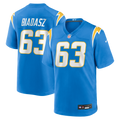 Los Angeles Chargers Tyler Biadasz Powder Blue Team Game Football Jersey