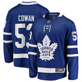 Toronto Maple Leafs Easton Cowan Blue Home Breakaway Hockey Jersey