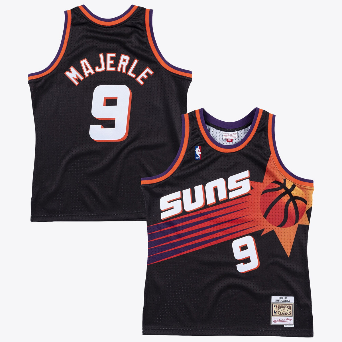 Phoenix Suns Dan Majerle 1994 Swingman Alt Road Jersey - Black