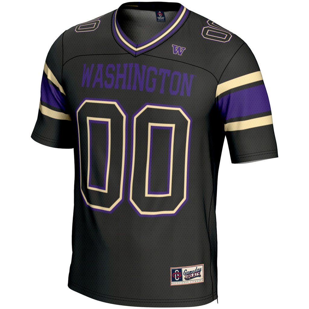 Washington Huskies NIL Pick-A-Player Football Jersey - Black