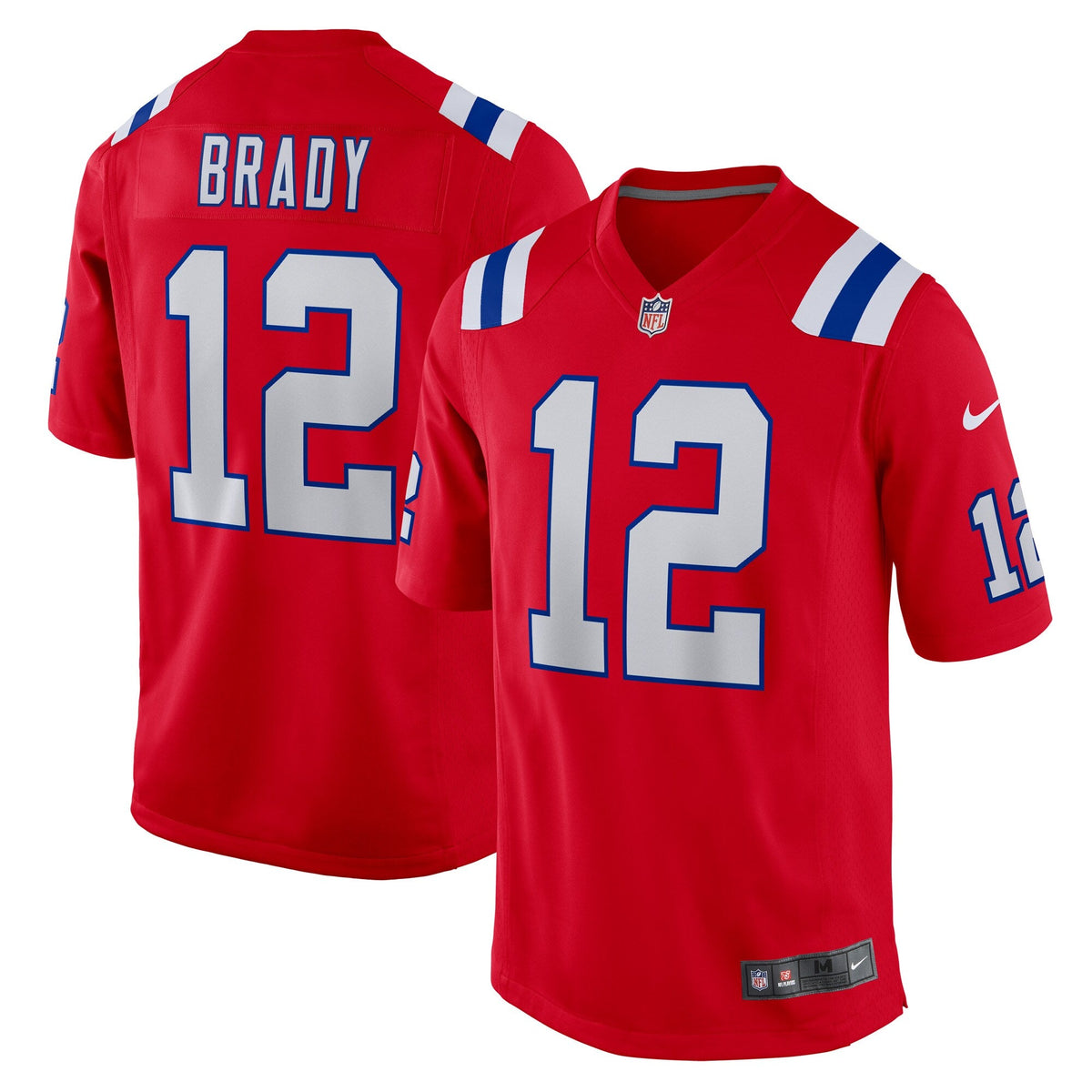 New England Patriots Tom Brady Red Retired Player Alternate Game Football Jersey