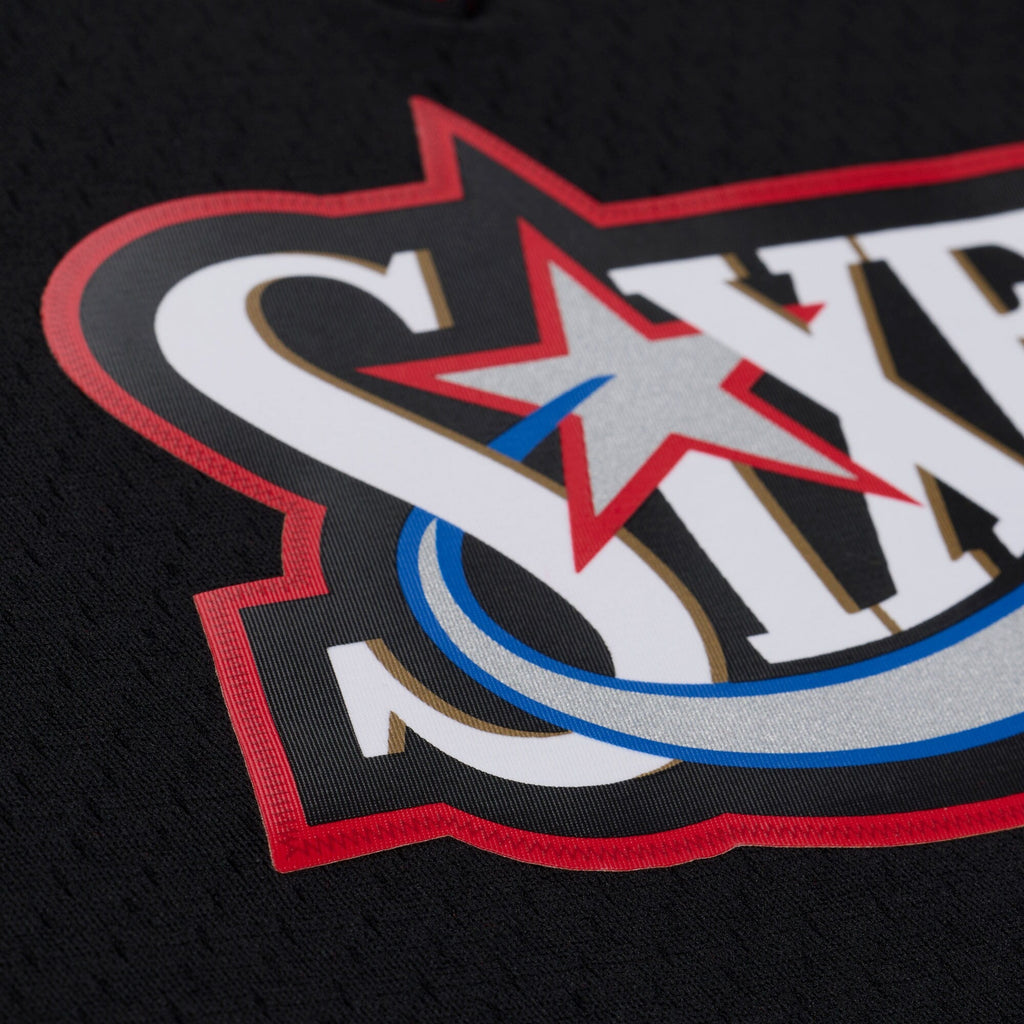 Philadelphia 76ers Allen Iverson 1997 Dark Jersey - Black
