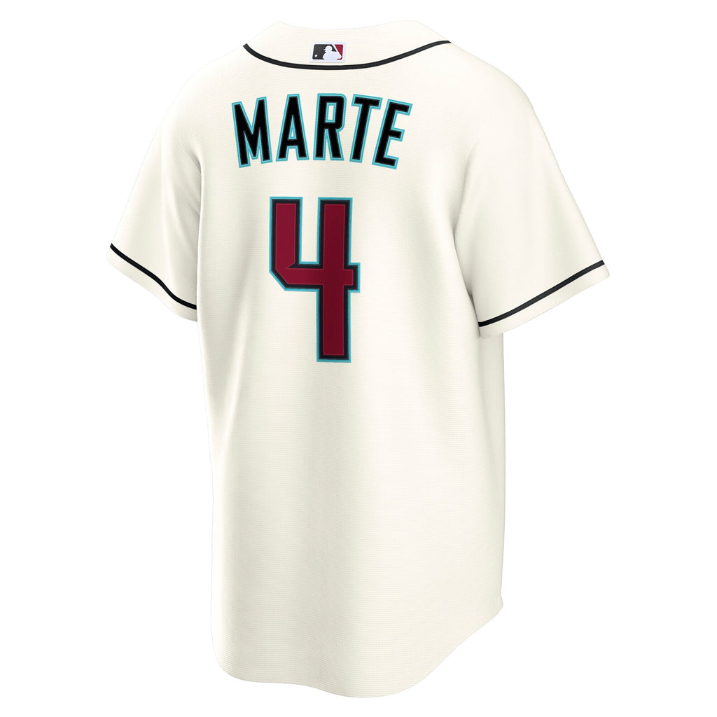 Arizona Diamondbacks Ketel Marte Cream Home Replica Baseball Jersey