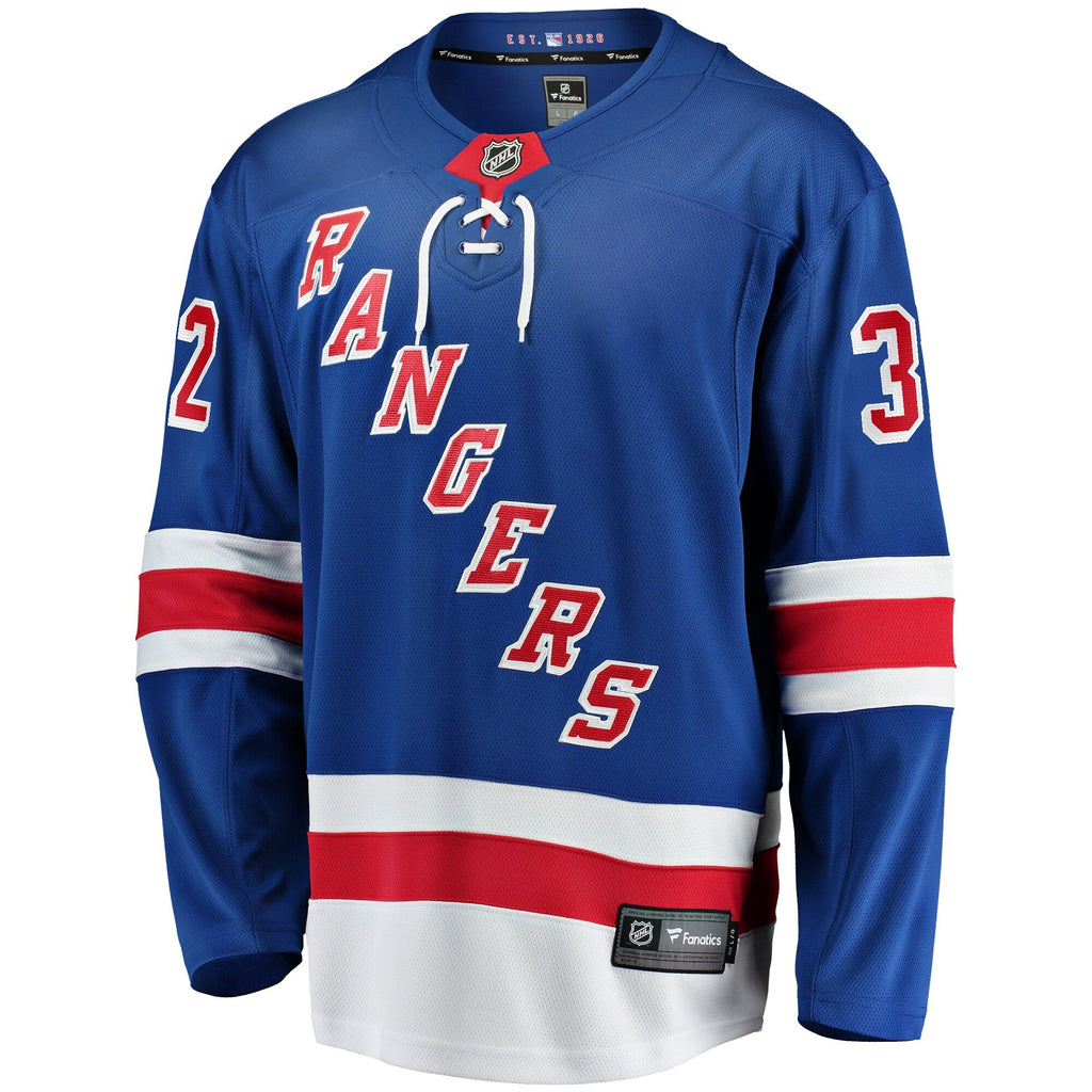 New York Rangers Jonathan Quick Blue Home Breakaway Hockey Jersey