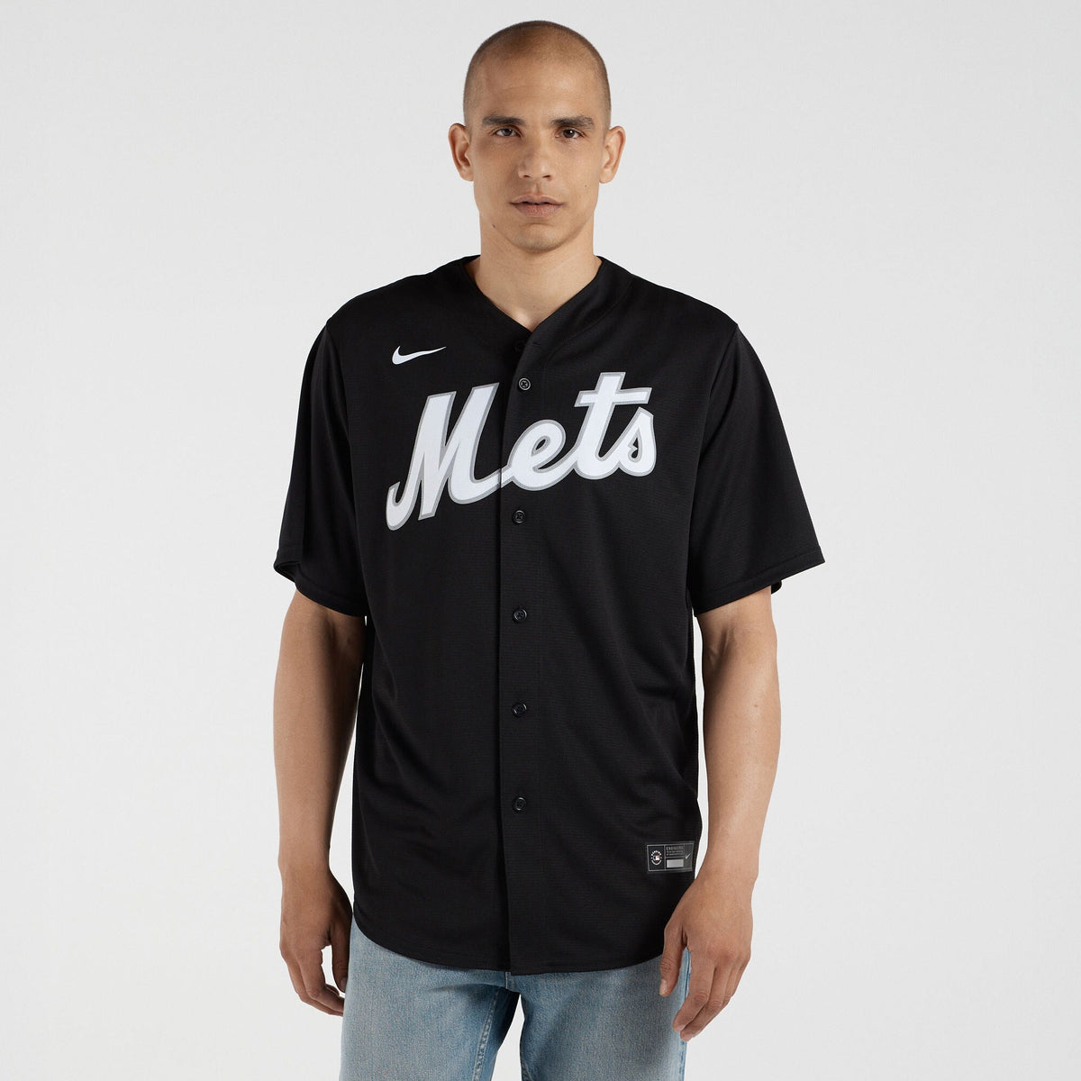 New York Mets Francisco Lindor Black Replica Player Baseball Jersey