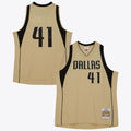 Dallas Mavericks Dirk Nowitzki 2010 Swingman Jersey - Khaki