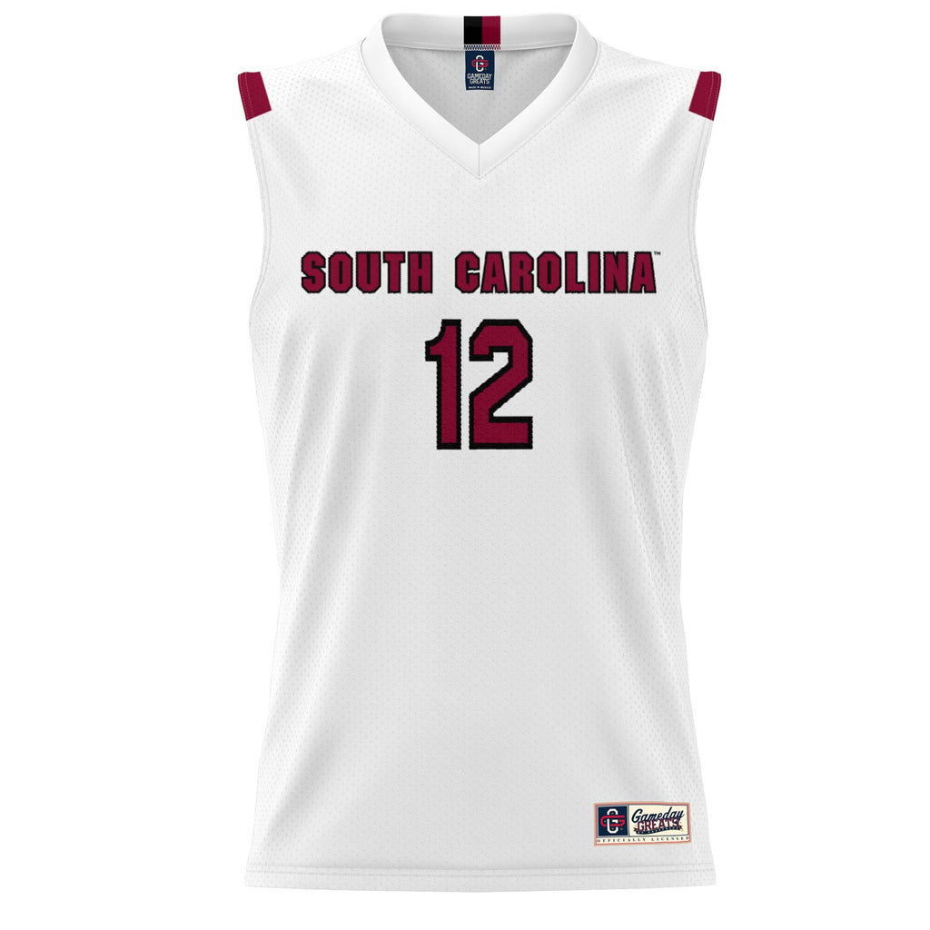 Brea Beal South Carolina Gamecocks Lightweight Basketball Alumni Jersey - White