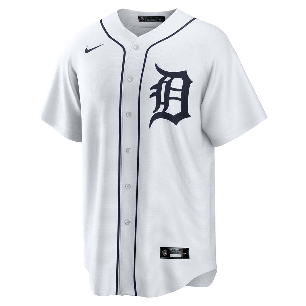Detroit Tigers Dillon Dingler White Home Replica Baseball Jersey