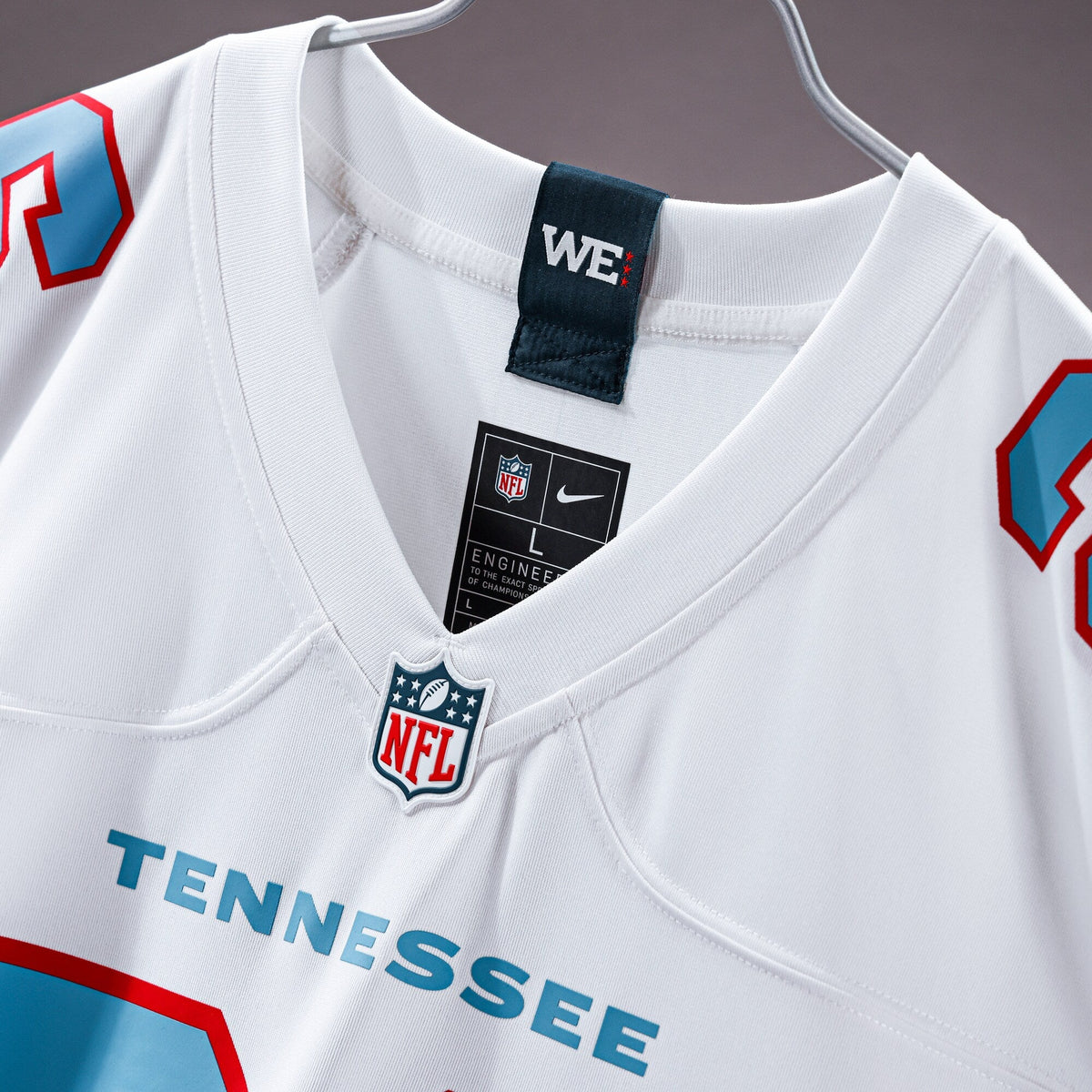 Tennessee Titans White Game Custom Football Jersey