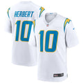 Los Angeles Chargers Justin Herbert White Game Football Jersey