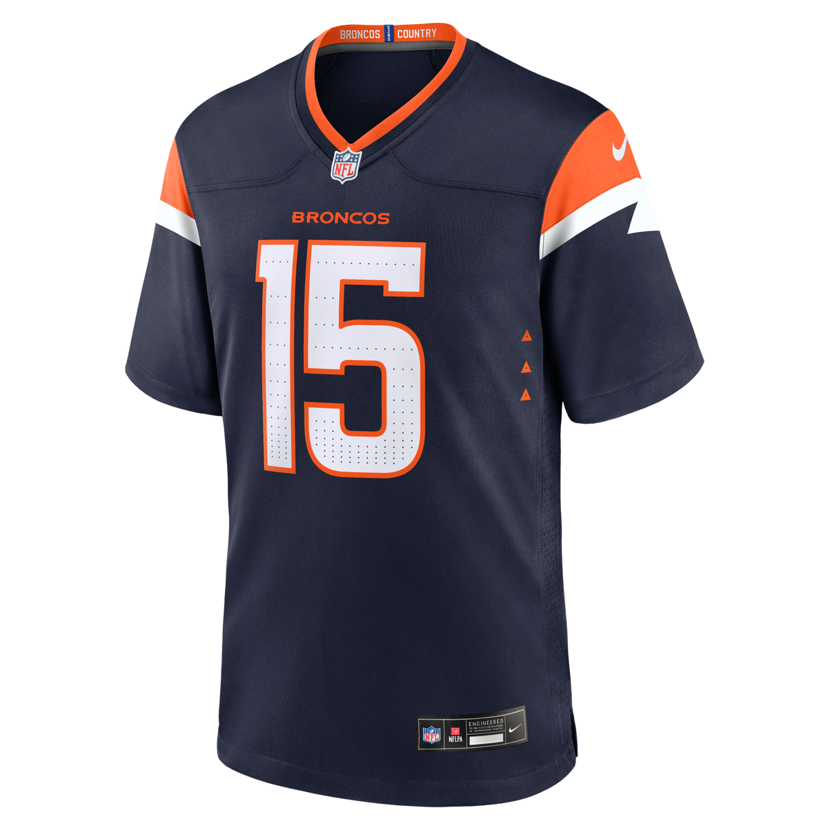 Denver Broncos Nik Bonitto Navy Alternate Game Football Jersey