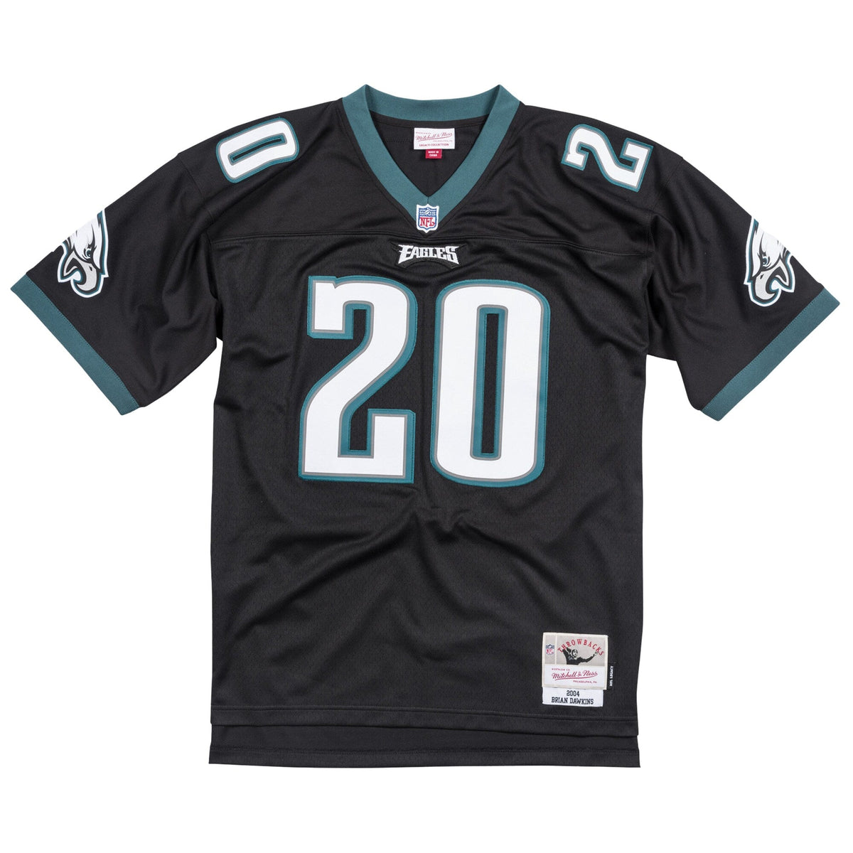 Philadelphia Eagles Brian Dawkins Black Legacy Replica Football Jersey