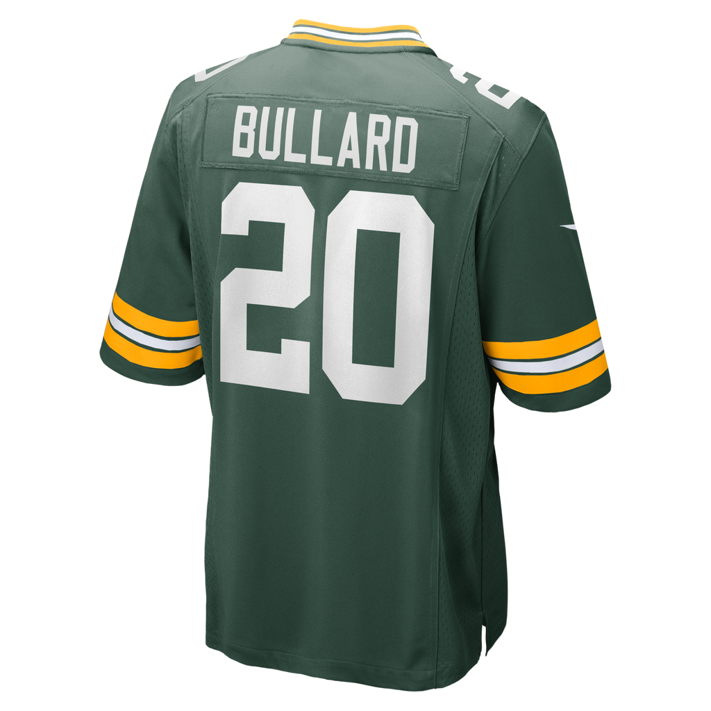 Green Bay Packers Javon Bullard Green Game Football Jersey