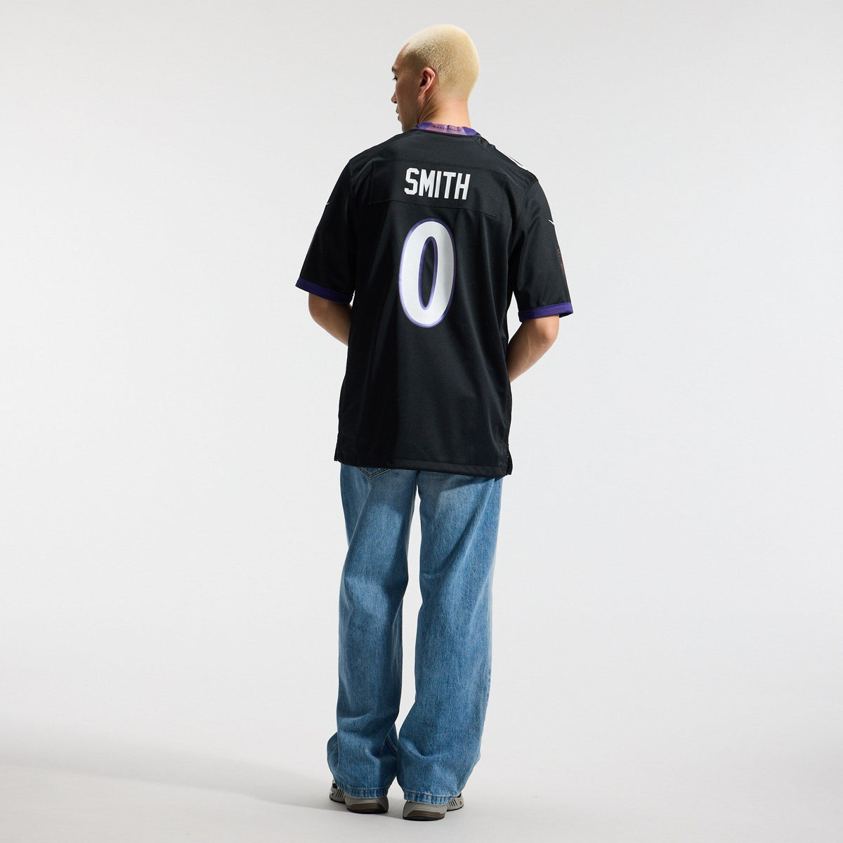 Baltimore Ravens Roquan Smith Black Alternate Game Football Jersey
