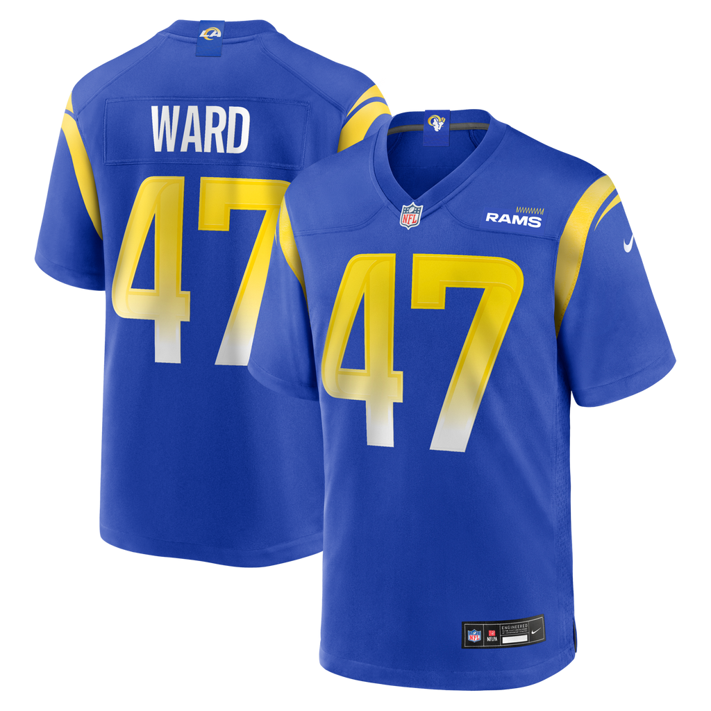 Los Angeles Rams Alex Ward Royal Home Game Football Jersey