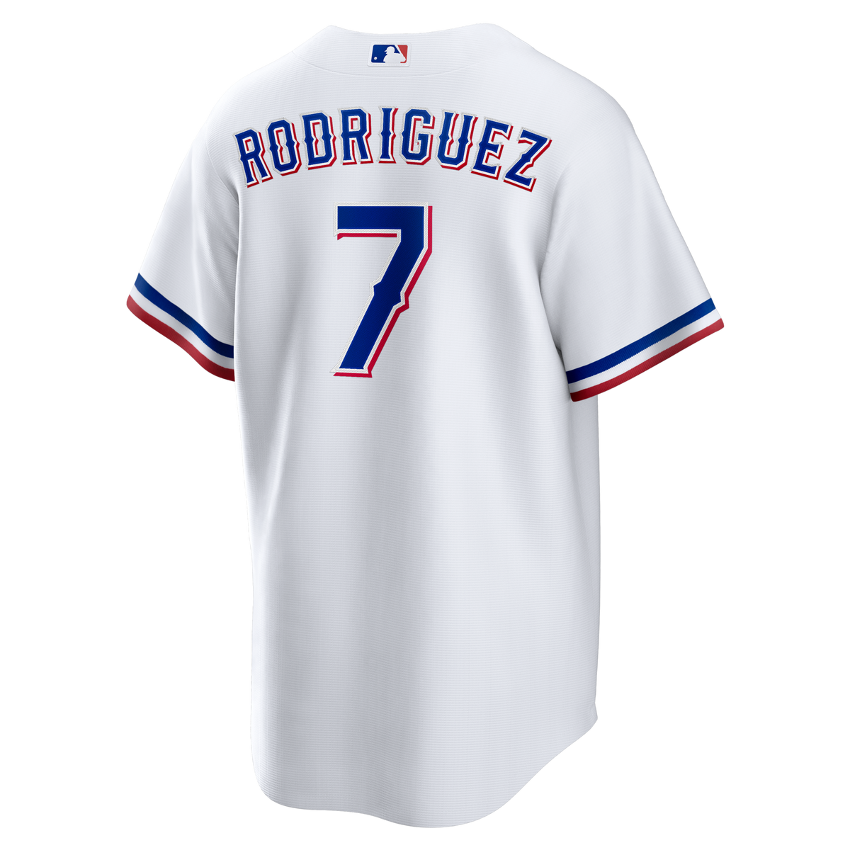 Texas Rangers Ivan Rodriguez White Home Retired Player Replica Baseball Jersey