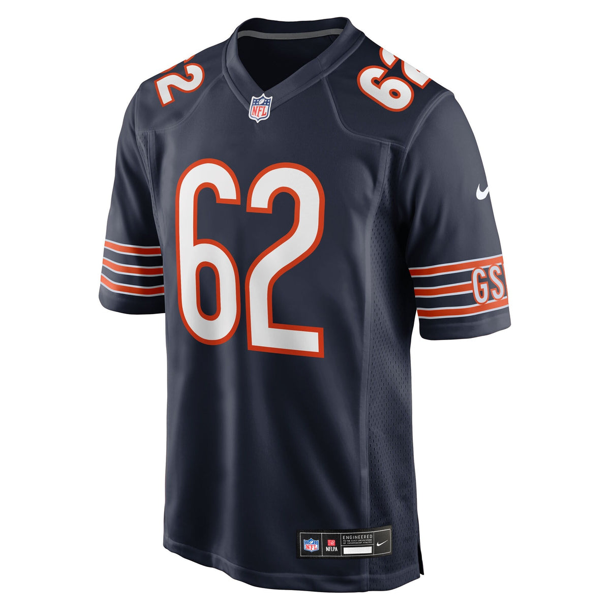 Chicago Bears Joe Thuney Navy Team Game Football Jersey