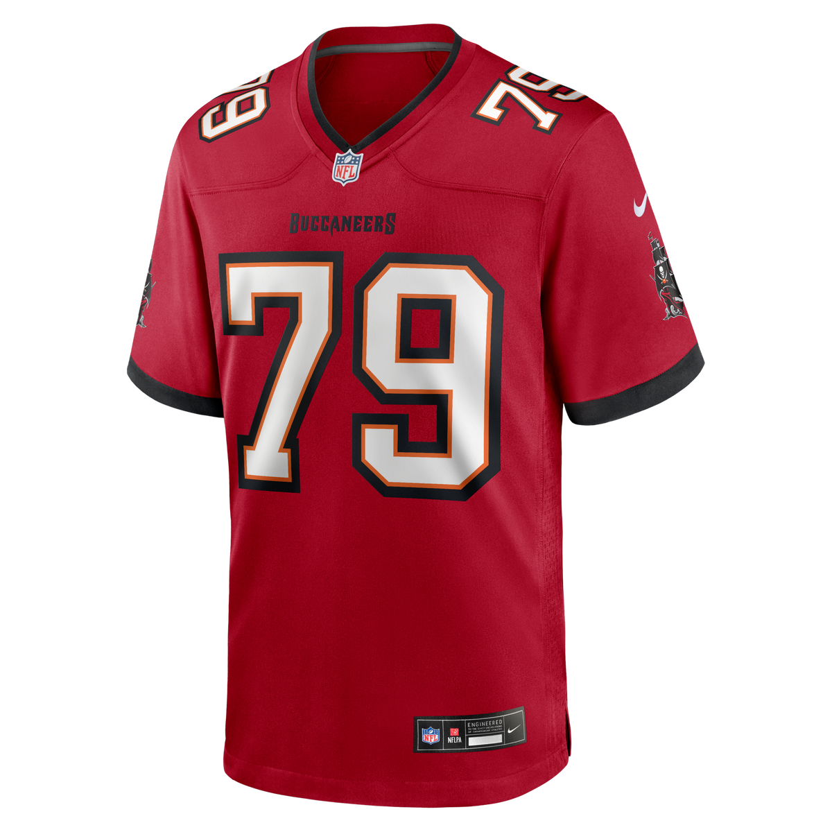 Tampa Bay Buccaneers Elijah Klein Red Game Football Jersey